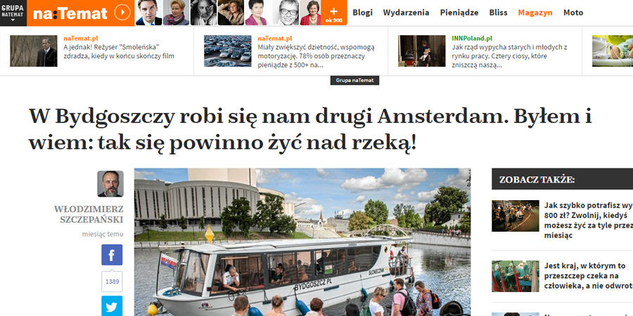 Relacja z wizyty w Bydgoszczy w natemat.pl