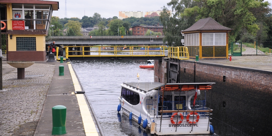 Tramwaj wodny | śluza miejska | Bydgoszcz