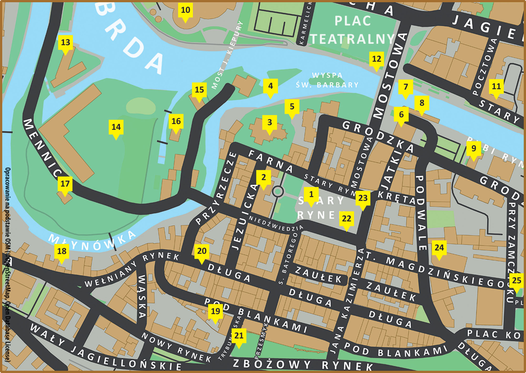 Stare Miasto | Bydgoszcz | mapa